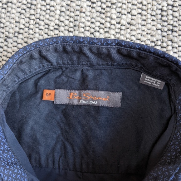 Ben Sherman Long Sleeve Shirt - Men's, Blue SM - Picture 3 of 8